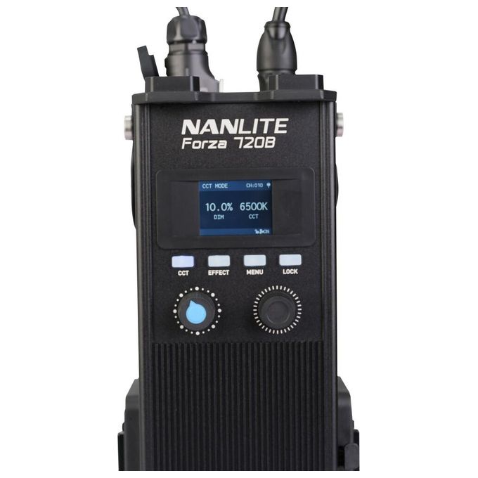 Nanlite FORZA720B Forza 720B Bicolor LED Faretto Professionale 2700K 6500K CRI 96 TLCI 97 colore Nero