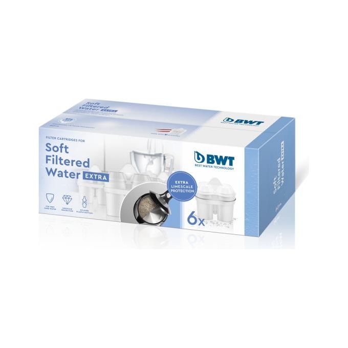 BWT 814560 Confezione da 6 Soft Filtered Water EXTRA