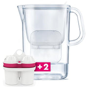 BWT AQUAlizer Caraffa Filtrante con 2 Cartucce Filtranti al Magnesio Incluse