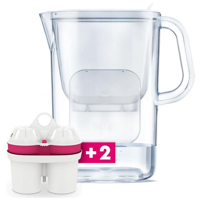 BWT AQUAlizer Caraffa Filtrante con 2 Cartucce Filtranti al Magnesio Incluse