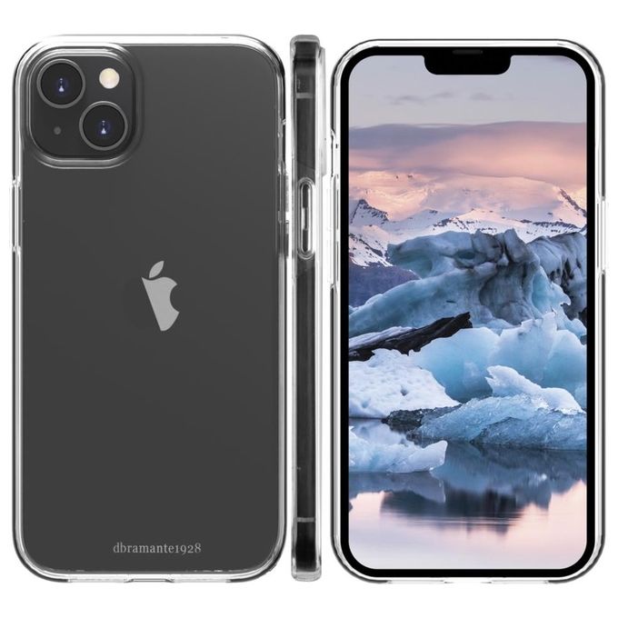 Dbramante1928 IP67CL001623 Iceland Pro Cover per Apple iPhone 14 Plus in Plastica Riciclata al 100% con Protezione Anticaduta fino a 3 m e Compatibilita' Ricarica Wireless colore Trasparente
