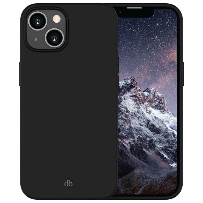 Dbramante1928 MO61NIBL1639 Monaco Cover Protettiva per iPhone 14 Compatibile con Ricarica Wireless MagSafe in Plastica Riciclata GRS colore Nero
