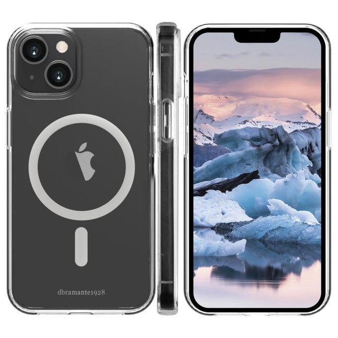 Dbramante1928 IM61CL001626 Iceland Pro Cover iPhone 14 MagSafe Plastica Riciclata Antiurto 3m colore Trasparente