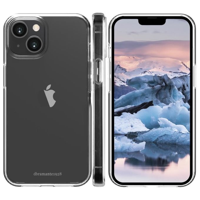Dbramante1928 IP61CL001622 Iceland Pro Custodia per iPhone 14 in Plastica Riciclata Compatibile con Ricarica Wireless Protezione Caduta fino a 3 m colore Trasparente