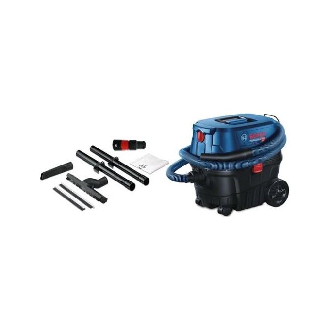 Bosch Professional 060197C100 GAS 12-25 PL Aspirapolvere a Cilindro Secco e Bagnato HEPA 21 L 1250 W 65 l-s 200 mbar colore Nero Blu