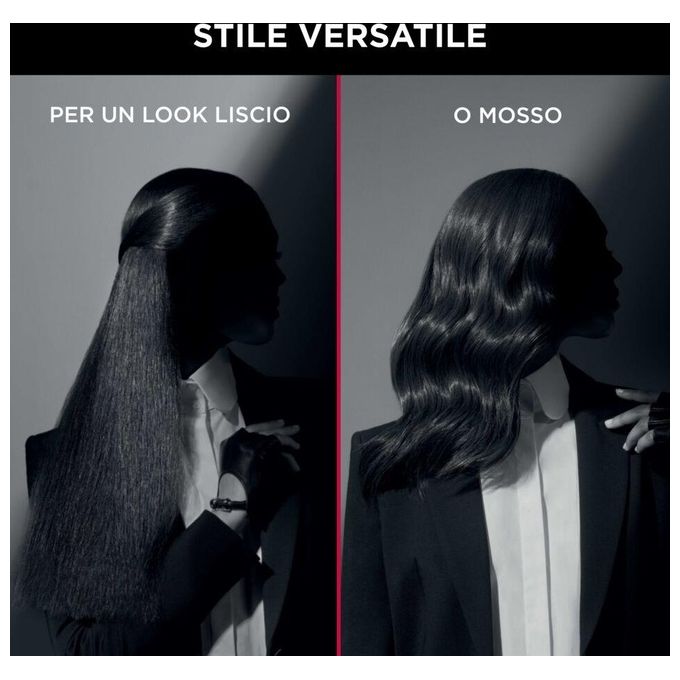 Rowenta SF411L Extra Liss Karl Lagerfeld Piastra per capelli 6 temperature 130-230°C riscaldamento 30s colore Nero