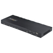 StarTech HDMI-SPLITTER-44K60S Splitter HDMI 4 Porte 4K 60Hz HDMI 2.0b Scaler Integrato Audio 7.1 3.5mm Ottico HDR colore Nero
