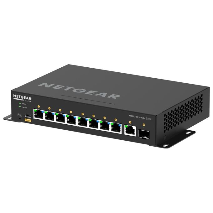 NETGEAR GSM4210PD-100EUS M4250 Switch Gestito L2-L3 Gigabit Ethernet 8 Porte PoE+ Budget 110 W colore Nero