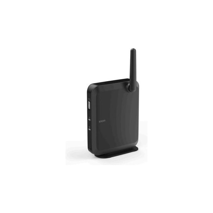 Snom 00004610 M110 SC DECT Bundle Telefono DECT con Vivavoce Identificatore di Chiamata Fino a 6 Chiamate Parallele Fino a 10 Cornette Wireless colore Nero