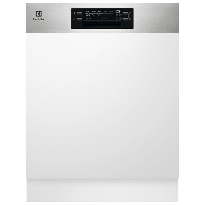 Electrolux EEA47201IX Serie 300 Lavastoviglie Incasso Parziale 13 coperti Classe E AirDry Inverter 44 dB (82x60x57 cm) colore Inox