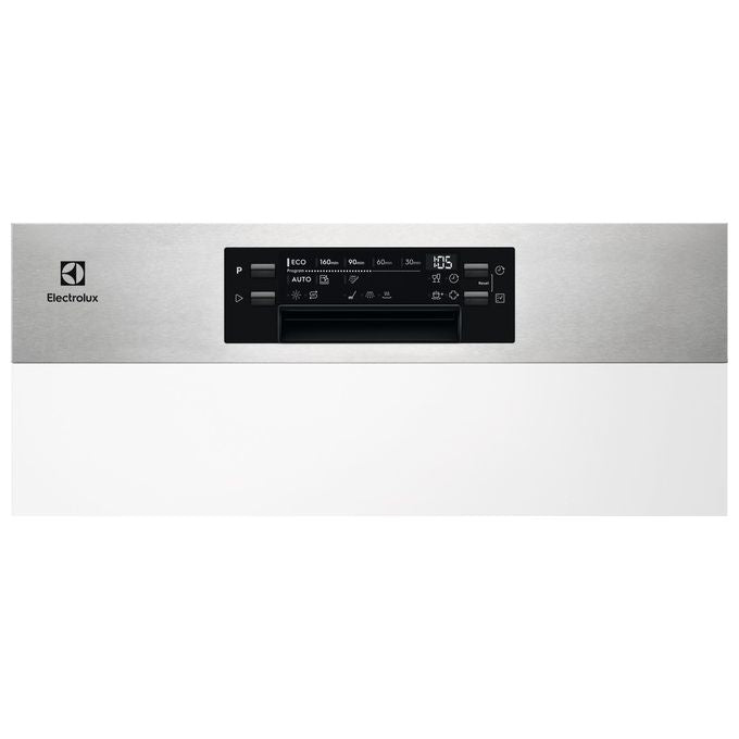 Electrolux EEA47201IX Serie 300 Lavastoviglie Incasso Parziale 13 coperti Classe E AirDry Inverter 44 dB (82x60x57 cm) colore Inox