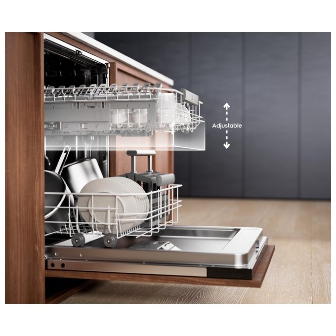 Electrolux EEA47201IX Serie 300 Lavastoviglie Incasso Parziale 13 coperti Classe E AirDry Inverter 44 dB (82x60x57 cm) colore Inox