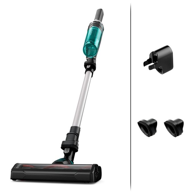 Rowenta RH1127WO X-Nano Aspirapolvere a Bastone 2 in 1 Ciclonica Senza Sacchetto 0.4 L 100 W Autonomia 40 min 82 dB colore Blu