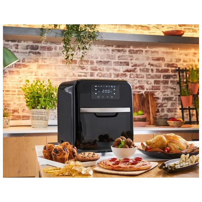 Moulinex AL5018 Easy Fry Oven Grill Friggitrice ad aria 11 L 2000 W 9 funzioni 8 programmi colore Nero