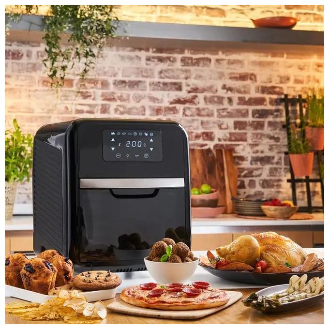 Moulinex AL5018 Easy Fry Oven Grill Friggitrice ad aria 11 L 2000 W 9 funzioni 8 programmi colore Nero