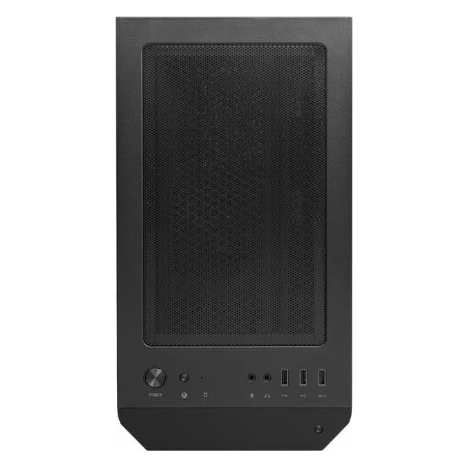 MSI MAG FORGE M100A Case Micro Tower Gaming Micro-ATX Mini-ITX Vetro Temprato RGB 4 Ventole 120 mm colore Nero Trasparente
