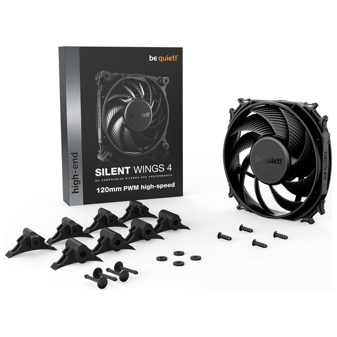 Be Quiet! Silent Wings 4 120mm Pwm Case per Computer Ventilatore 12cm Nero