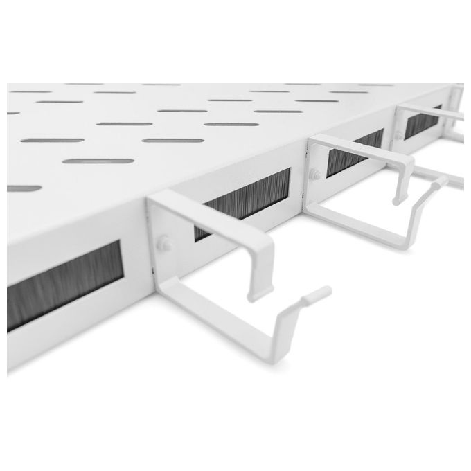 Digitus DN-97682 Mensola per gestione cavi 1U Acciaio 120 Kg colore Grigio