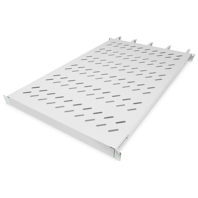 Digitus DN-97684 Ripiano per Armadi Rack 19'' 1U con Gestione Cavi Capacita' 120 Kg Profondita' fino a 1000 mm colore Grigio