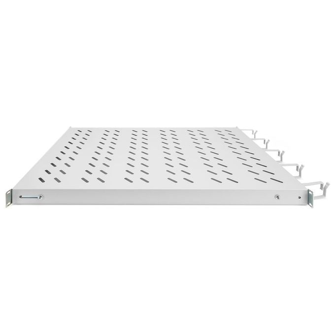 Digitus DN-97684 Ripiano per Armadi Rack 19'' 1U con Gestione Cavi Capacita' 120 Kg Profondita' fino a 1000 mm colore Grigio