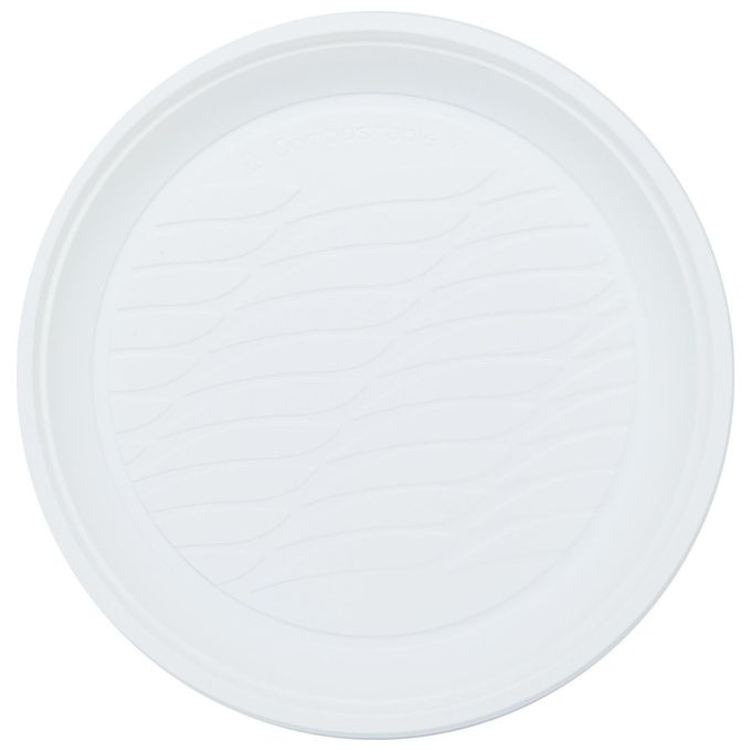 Bibo Piatto Dessert 20 Pezzi Bianco Natural