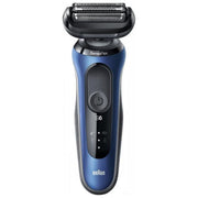 Braun 61-B1200S Series 6 Rasoio elettrico SensoFlex bagnato e secco 3 testine autonomia 50 min colore Nero Blu