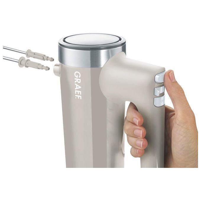 GRAEF HM508EU Frullino a immersione 600 W 7 velocita' Turbo rumore ≤ 75 dB colore Taupe