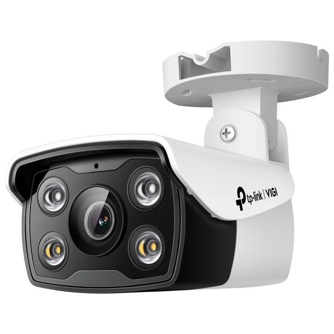 TP-Link VIGI C340 Telecamera di Sicurezza IP Bullet Esterno 4MP 2560x1440 PoE IP66 Visione Notturna Audio Bidirezionale colore Bianco