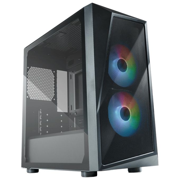 Cooler Master CP320-KGNN-S00 CMP 320 Case PC Mini Tower con Ventole ARGB 2x120 mm Vetro Temperato colore Nero