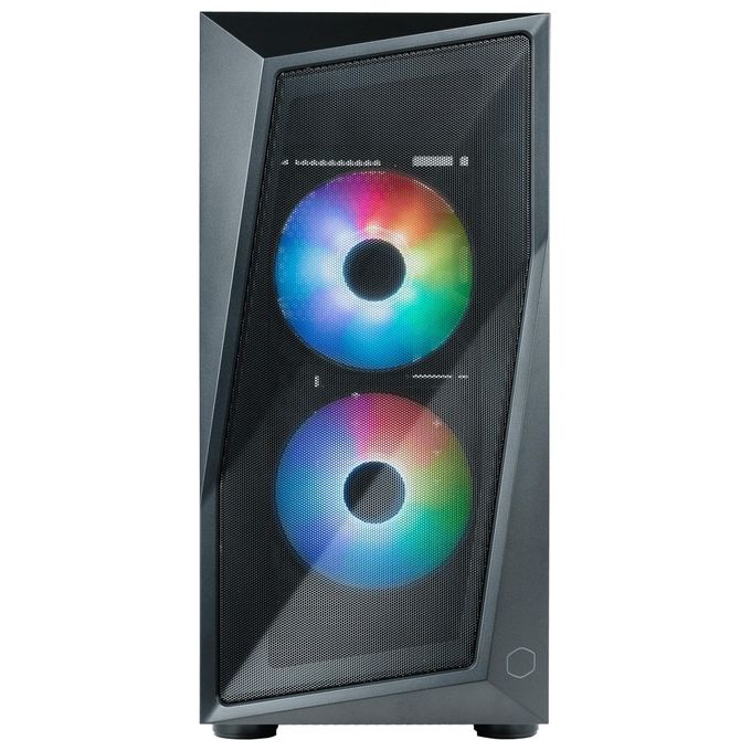Cooler Master CP320-KGNN-S00 CMP 320 Case PC Mini Tower con Ventole ARGB 2x120 mm Vetro Temperato colore Nero