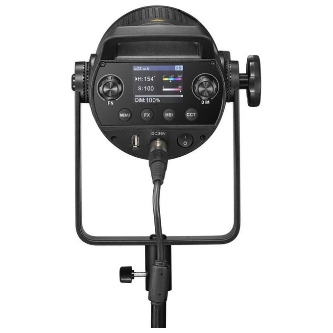 Godox SZ150R Illuminatore LED RGB Bi-Color 150 W Zoomabile CRI 97 TLCI 96 32 Canali Wireless Effetti Speciali colore Nero