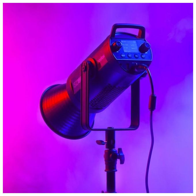 Godox SZ150R Illuminatore LED RGB Bi-Color 150 W Zoomabile CRI 97 TLCI 96 32 Canali Wireless Effetti Speciali colore Nero
