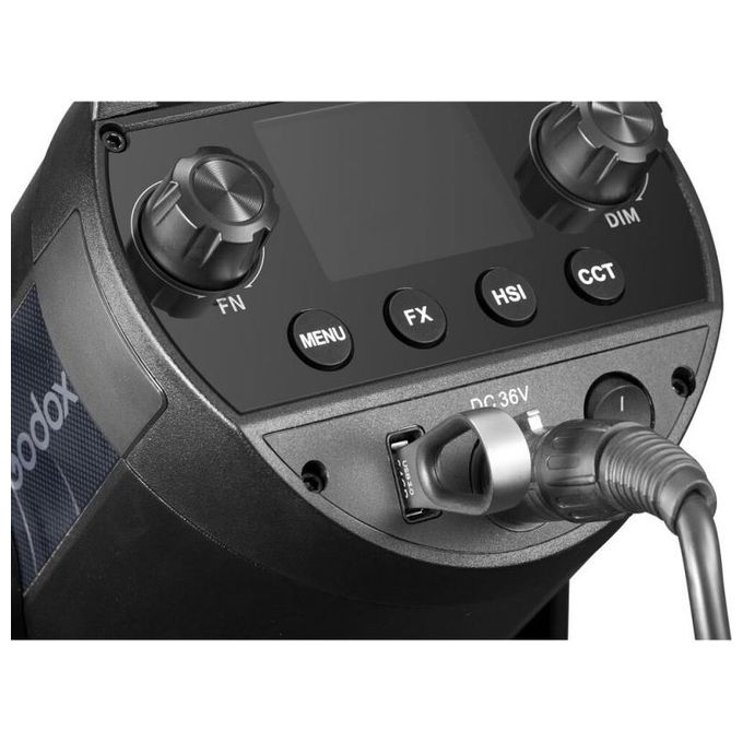 Godox SZ150R Illuminatore LED RGB Bi-Color 150 W Zoomabile CRI 97 TLCI 96 32 Canali Wireless Effetti Speciali colore Nero