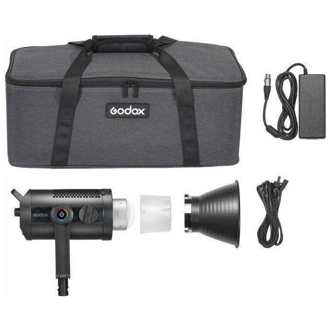 Godox SZ150R Illuminatore LED RGB Bi-Color 150 W Zoomabile CRI 97 TLCI 96 32 Canali Wireless Effetti Speciali colore Nero