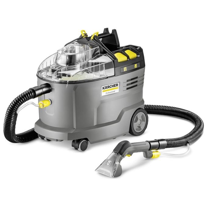 Kärcher 1.101-700.0 Puzzi 9-1 Bp Macchina per Pulire il Tappeto Camminare dietro Profondo Serbatoio 9 L e 7 L Autonomia Fino a 35 Min Rumorosita' 70 dB Colore Nero Grigio Giallo
