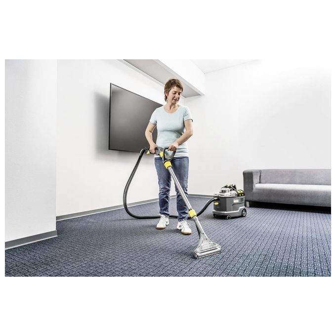 Kärcher 1.101-702.0 Puzzi 9-1 Bp Adv Pulitore Spray Estrattore Senza Filo Capacita' 9 L 7 L Autonomia 35 min 70 dB colore Nero Grigio Giallo