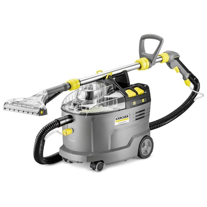 Kärcher 1.101-702.0 Puzzi 9-1 Bp Adv Pulitore Spray Estrattore Senza Filo Capacita' 9 L 7 L Autonomia 35 min 70 dB colore Nero Grigio Giallo