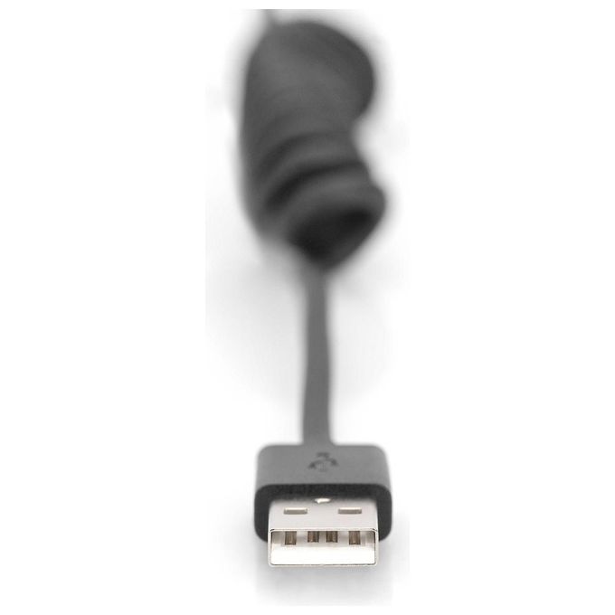 Digitus Cavo a Spirale Usb 2.0 da Usb-A a Usb-C 1mt