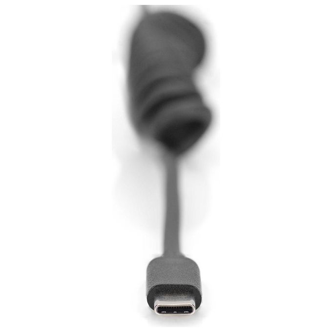 Digitus Cavo a Spirale Usb 2.0 da Usb-A a Usb-C 1mt