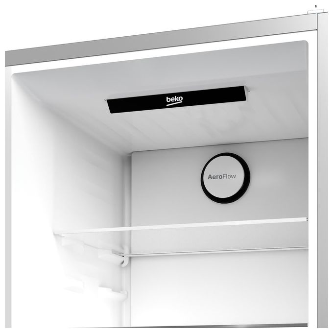 Beko B5RCNE365HXB Frigorifero Combinato 316 L 186.5 cm Classe D 36 dB Total No Frost HarvestFresh AeroFlow (186.5x59.5x66.3 cm) colore Inox