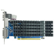 ASUS 90YV0ALA-M0NA00 GT710-SL-2GD5-BRK-EVO Scheda video GeForce GT 710 2 GB GDDR5 PCI Express 2.0 HDMI DVI VGA raffreddamento passivo colore Nero Blu