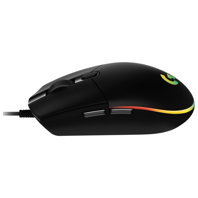 Logitech Gaming Mouse G102 LIGHTSYNC Mouse per Destrorsi Ottica 6 Pulsanti Cablato Usb Nero