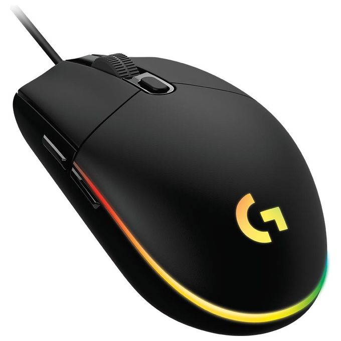 Logitech Gaming Mouse G102 LIGHTSYNC Mouse per Destrorsi Ottica 6 Pulsanti Cablato Usb Nero