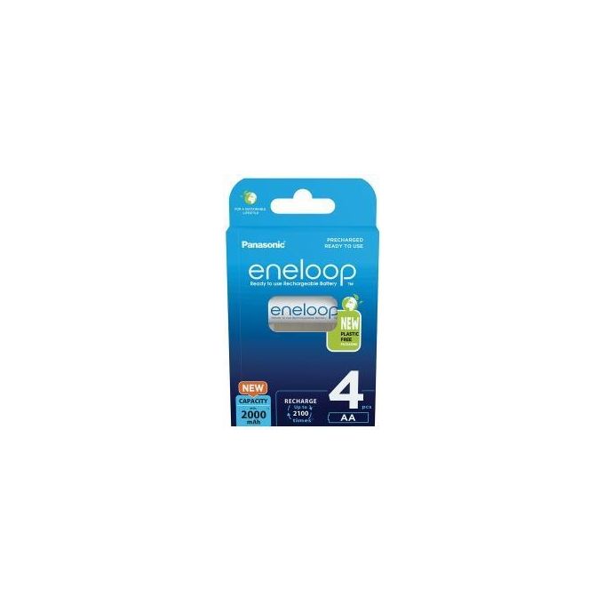Panasonic Eneloop Mignon AA 2000mAh Ni-MH 4 Pezzi