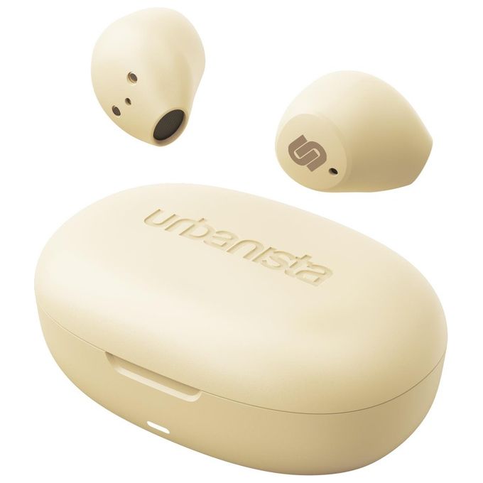 Urbanista LISBON Auricolari True Wireless TWS In-ear Bluetooth 5.2 9h Autonomia IPX3 colore Vanilla Cream