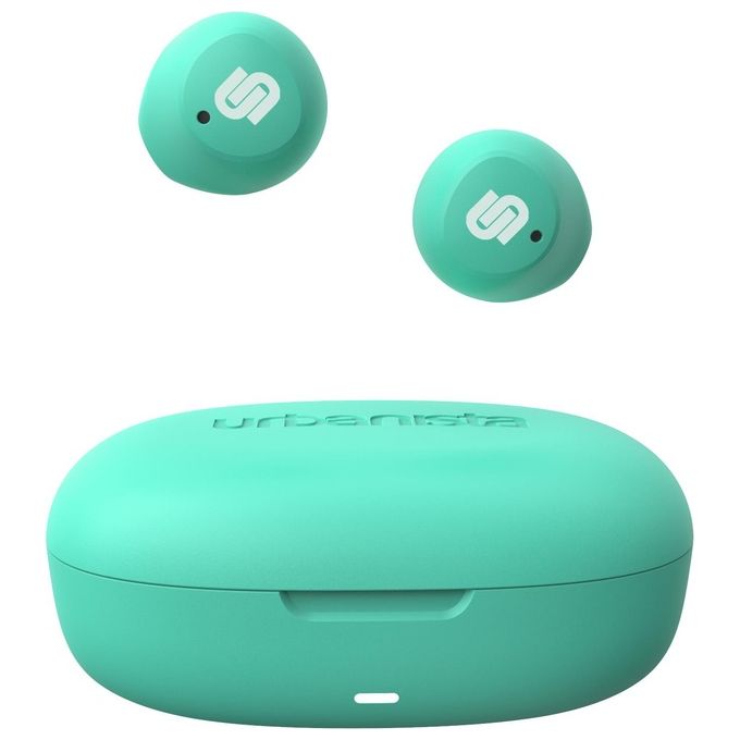Urbanista 45383 Lisbon Auricolari True Wireless Bluetooth 5.2 TWS In-ear Controlli Touch 27h IPX3 colore Verde Menta