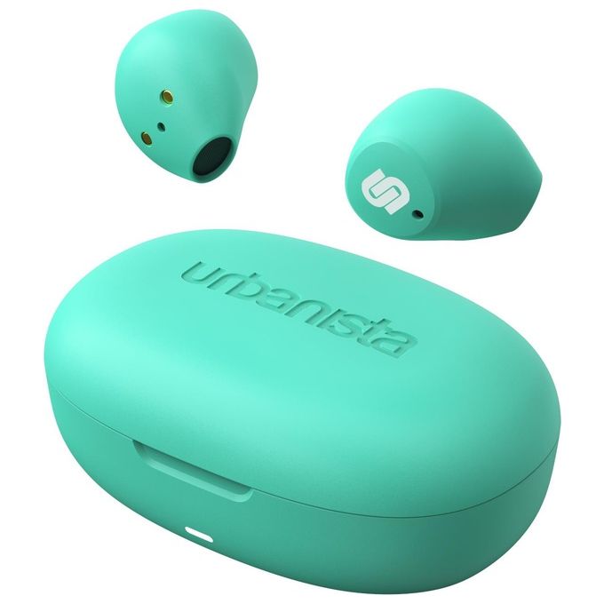 Urbanista 45383 Lisbon Auricolari True Wireless Bluetooth 5.2 TWS In-ear Controlli Touch 27h IPX3 colore Verde Menta