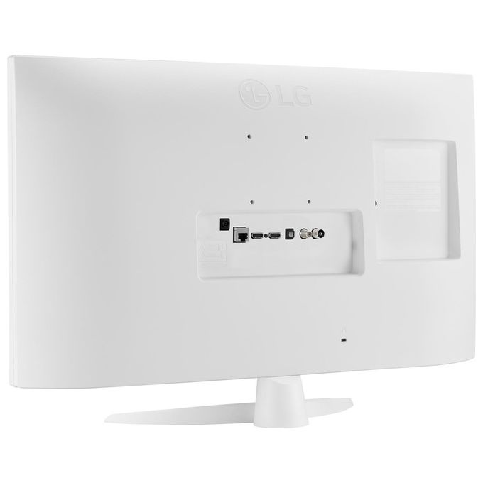 LG 27TQ615S Monitor TV 27'' Smart WebOS 22 Full HD IPS LED Wi-Fi Bluetooth DVB-T2 S2 colore Bianco