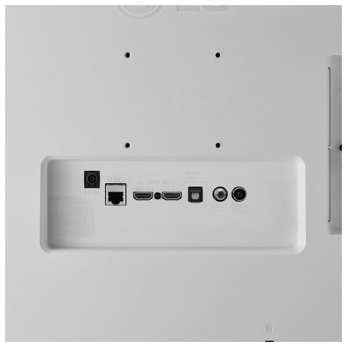 LG 27TQ615S Monitor TV 27'' Smart WebOS 22 Full HD IPS LED Wi-Fi Bluetooth DVB-T2 S2 colore Bianco