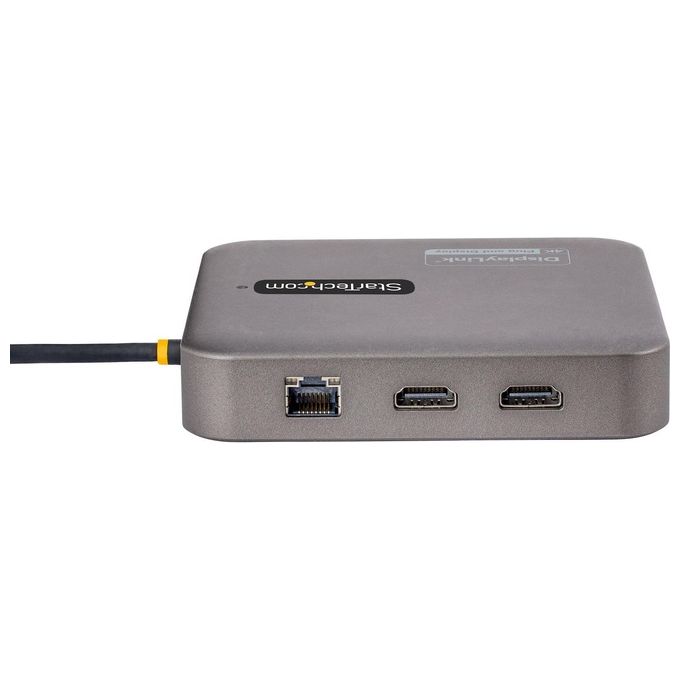 StarTech 102B-USBC-MULTIPORT Docking Station USB-C Dual HDMI 4K 60Hz 2 Porte USB 10Gbps PD 100W GbE SD colore Grigio